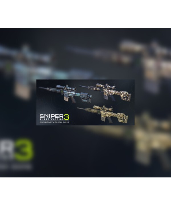 Sniper Ghost Warrior 3 - Hexagon Ice weapon skin pack DLC Steam Key GLOBAL